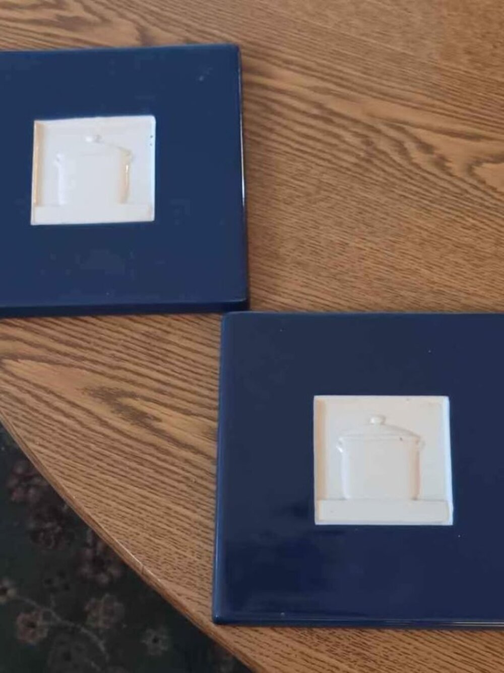 Blue and White Tile Trivets